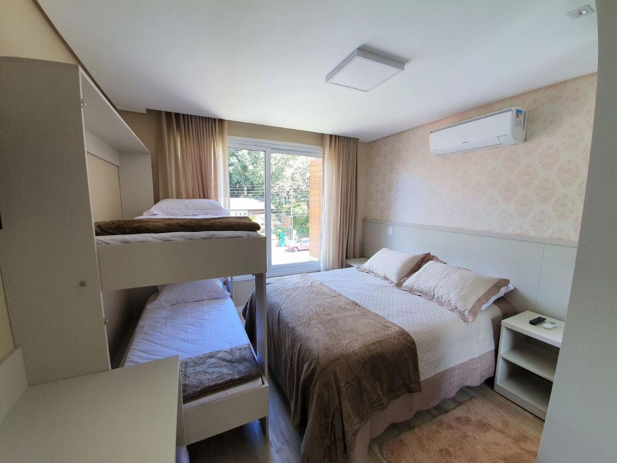 Apto Luxo 800M R. Coberta | 2 Suites | Mobiliado Gramado Buitenkant foto