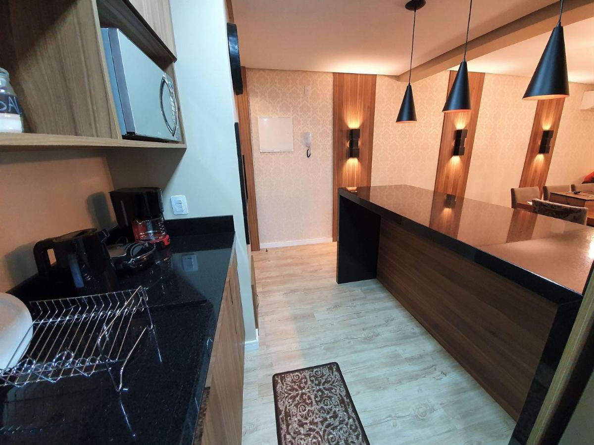 Apto Luxo 800M R. Coberta | 2 Suites | Mobiliado Gramado Buitenkant foto