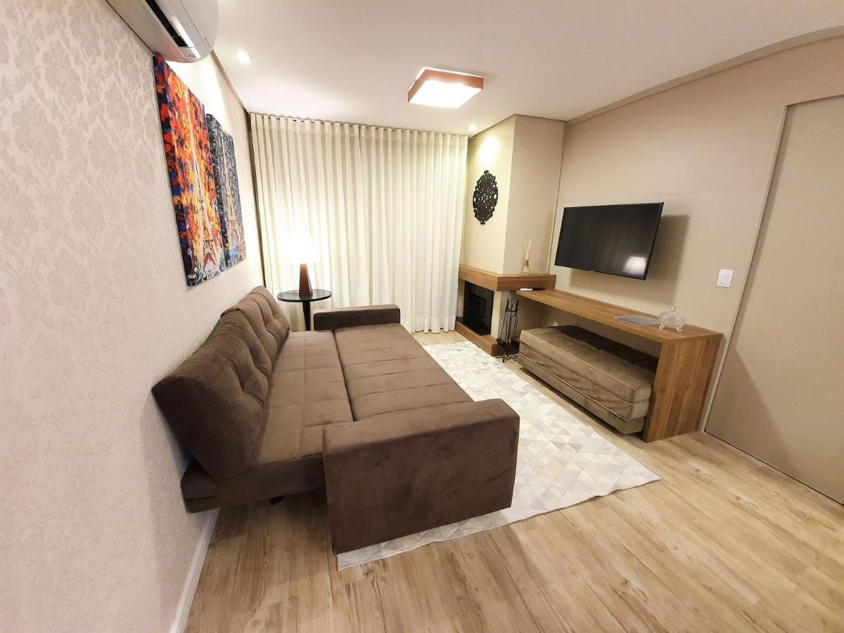 Apto Luxo 800M R. Coberta | 2 Suites | Mobiliado Gramado Buitenkant foto