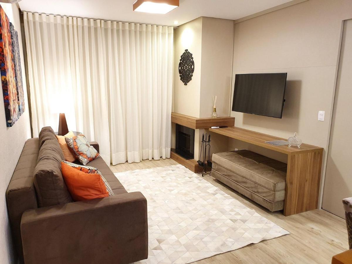 Apto Luxo 800M R. Coberta | 2 Suites | Mobiliado Gramado Buitenkant foto