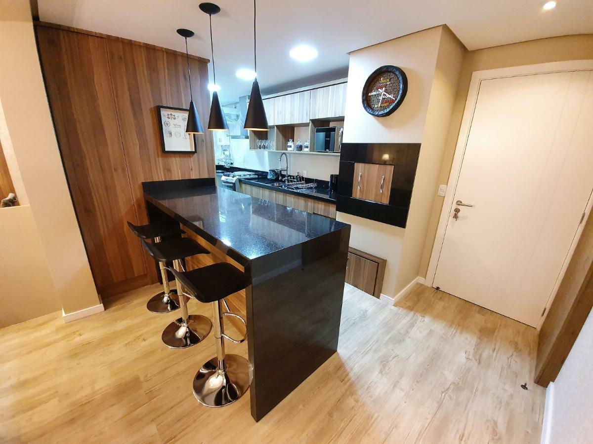 Apto Luxo 800M R. Coberta | 2 Suites | Mobiliado Gramado Buitenkant foto