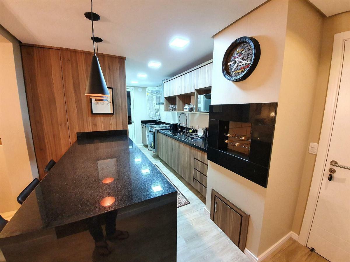 Apto Luxo 800M R. Coberta | 2 Suites | Mobiliado Gramado Buitenkant foto